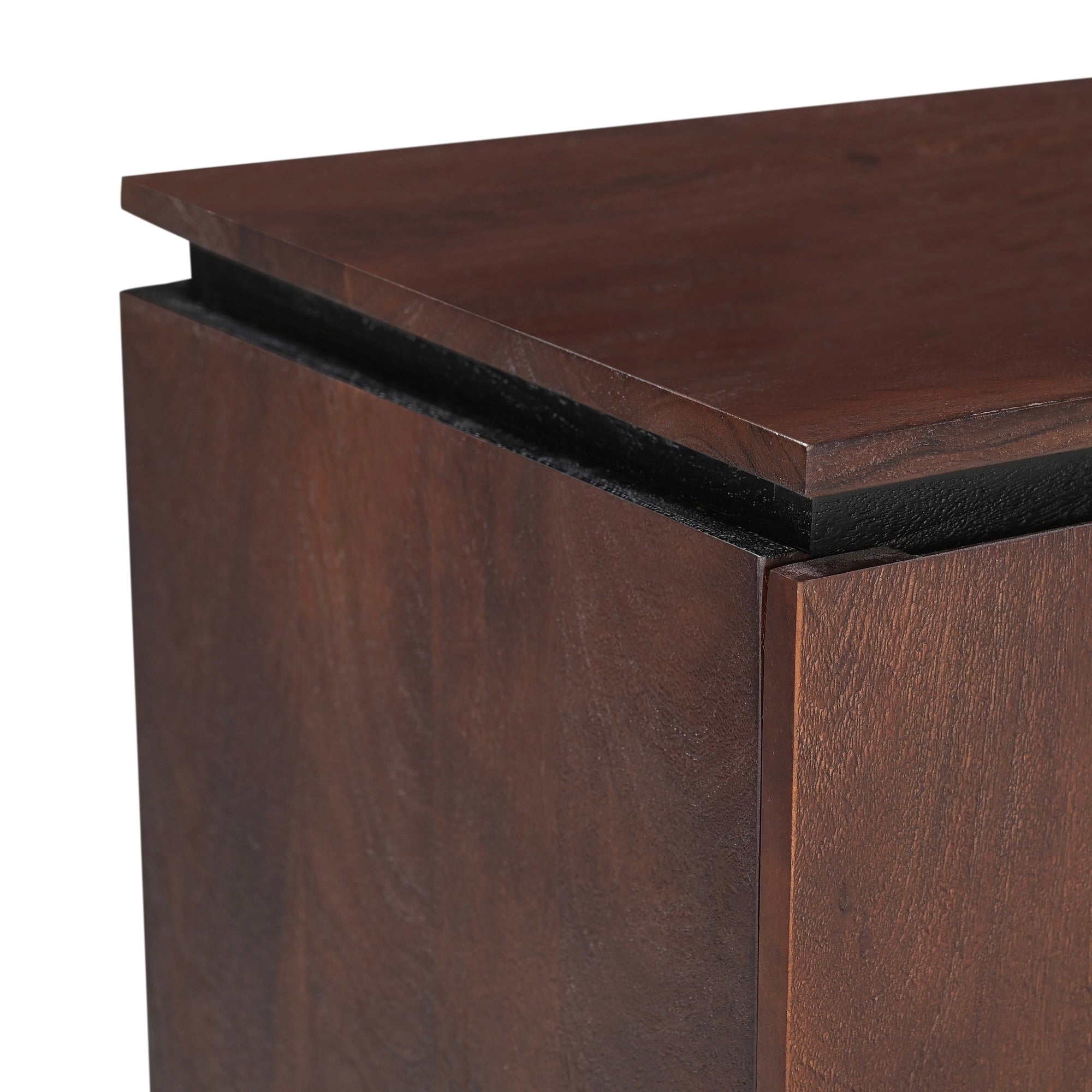 Avery Solid Mango Wood Sideboard in Brown (90cm)