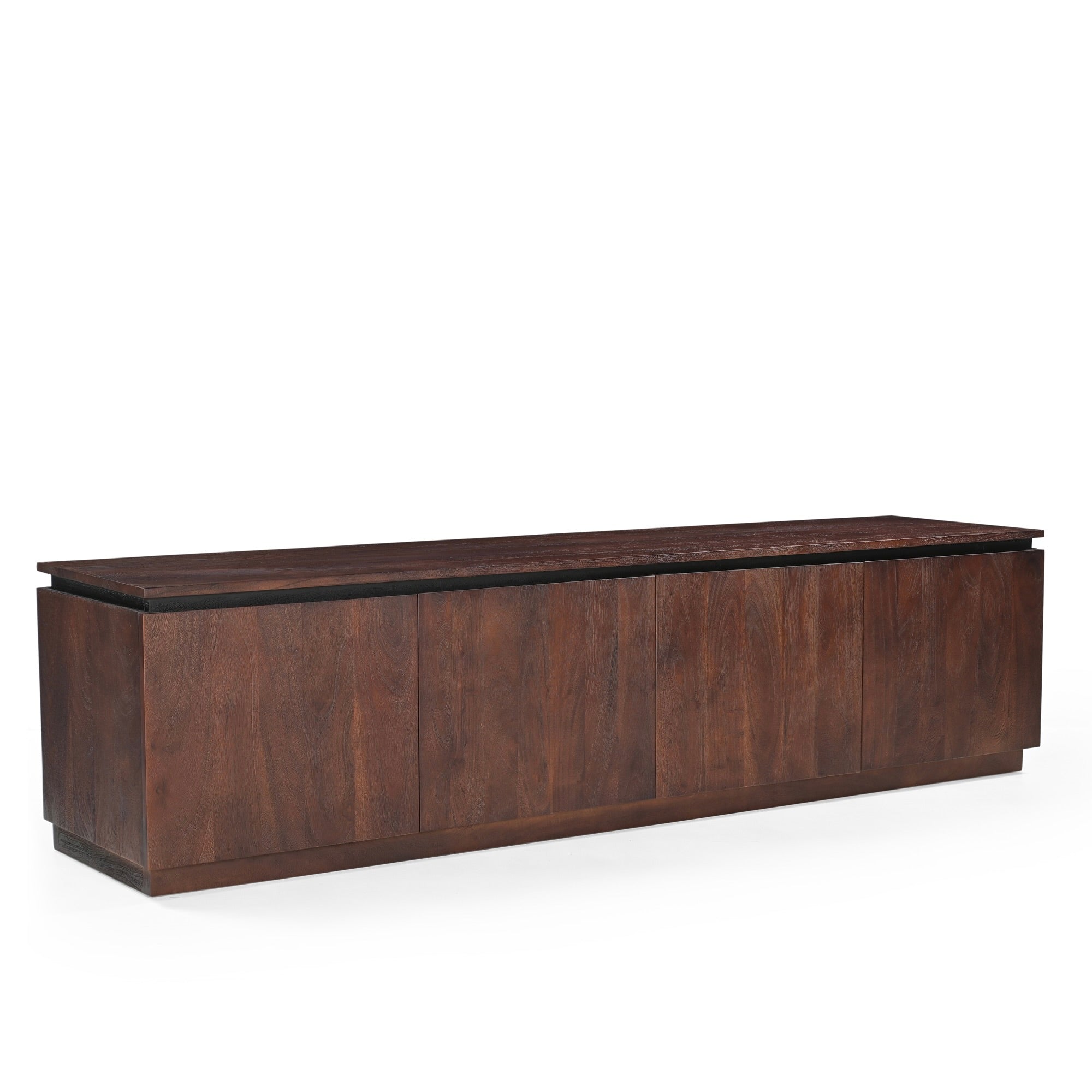 Avery Solid Mango Wood Large TV Stand in Brown (180cm)