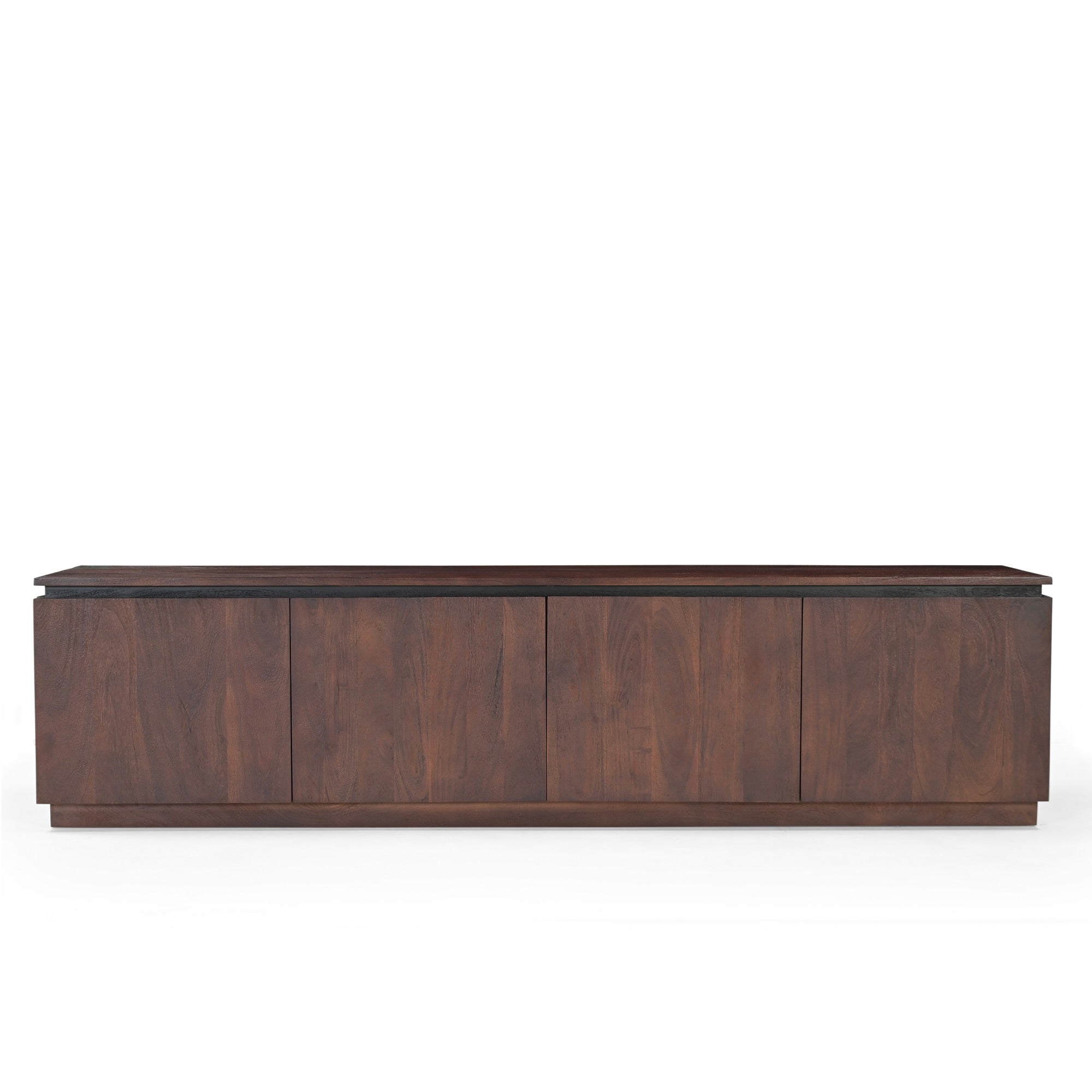 Avery Solid Mango Wood Large TV Stand in Brown (180cm)