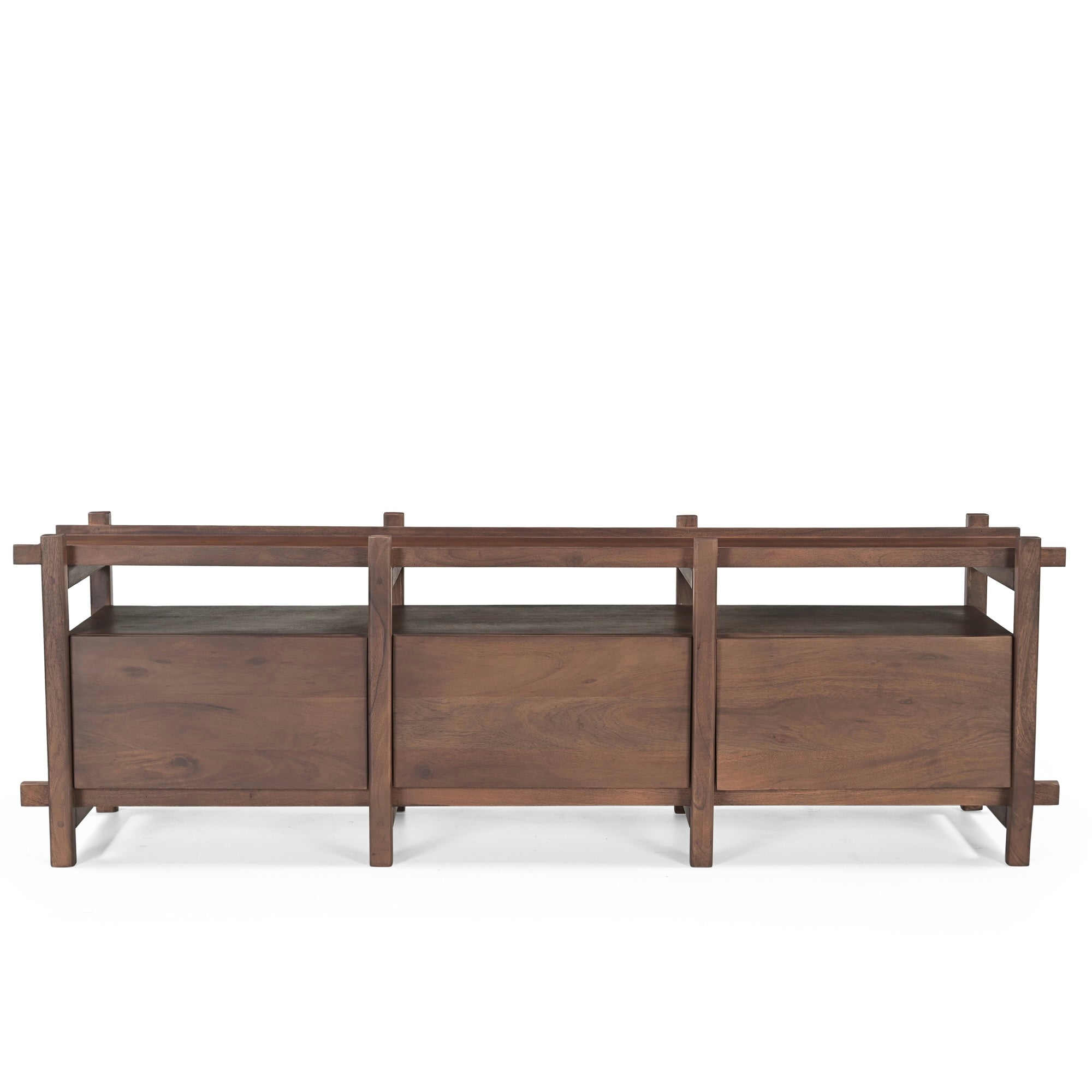 Kaito Solid Acacia Wood TV Stand in Brown (160cm)