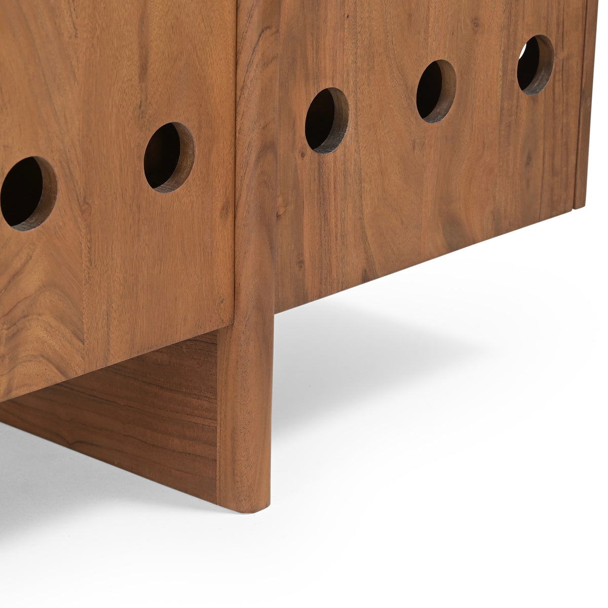 Modul Solid Acacia Wood Sideboard in Honey Brown (165cm)