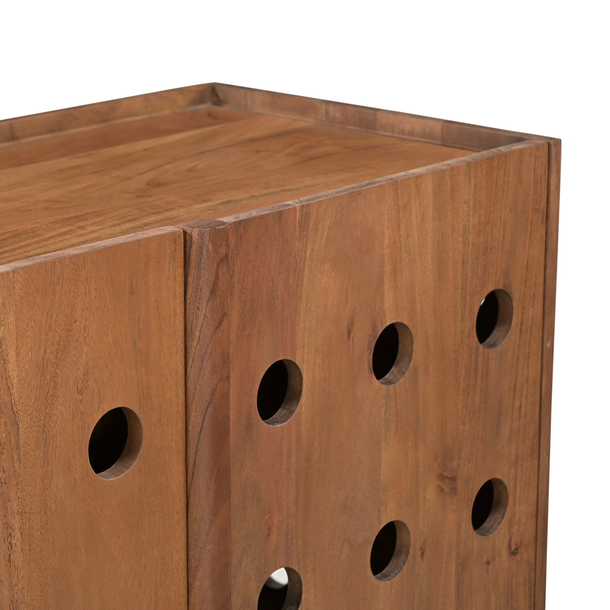 Modul Solid Acacia Wood Sideboard in Honey Brown (165cm)