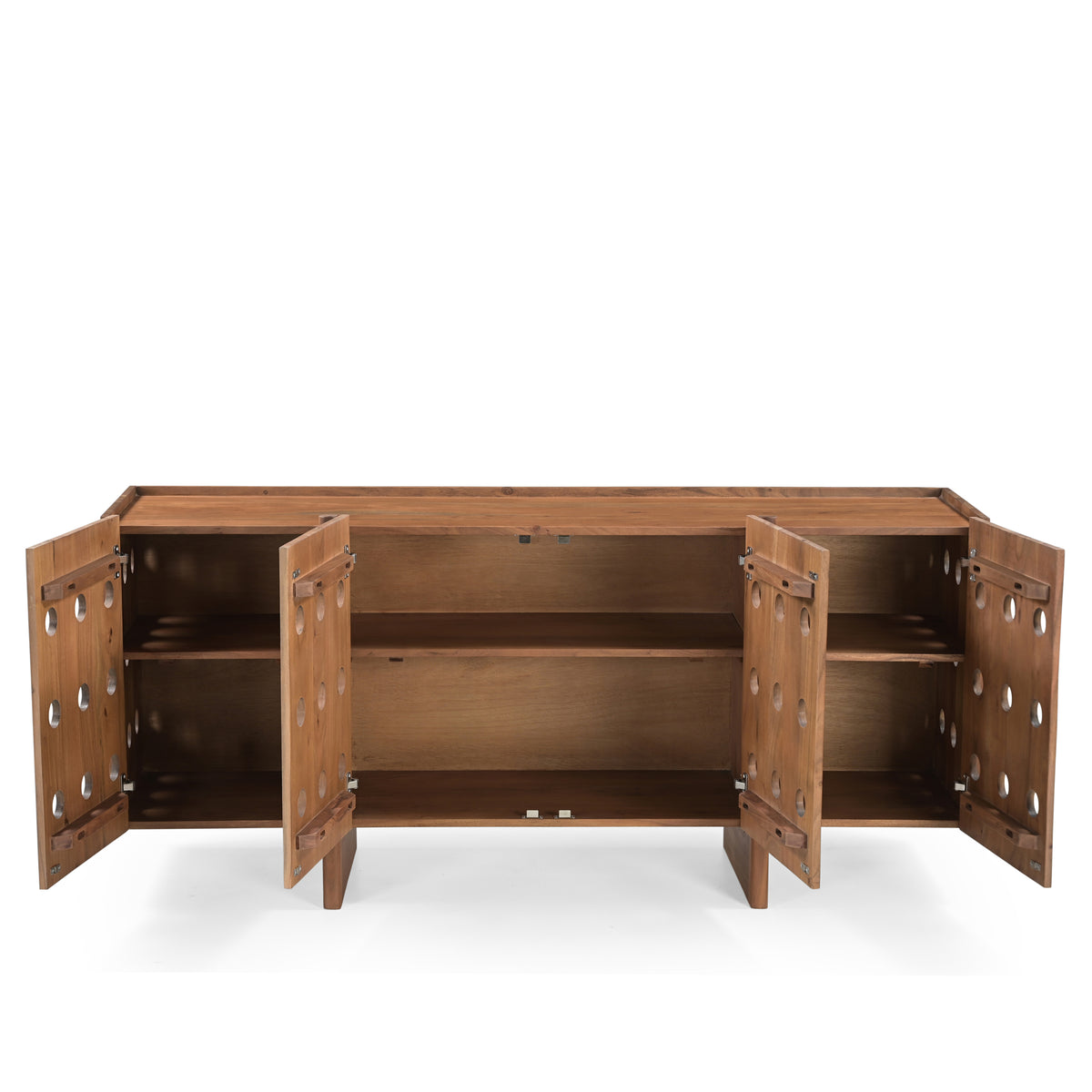 Modul Solid Acacia Wood Sideboard in Honey Brown (165cm)