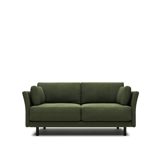 Sofia 2 Seater Sofa - Green Corduroy