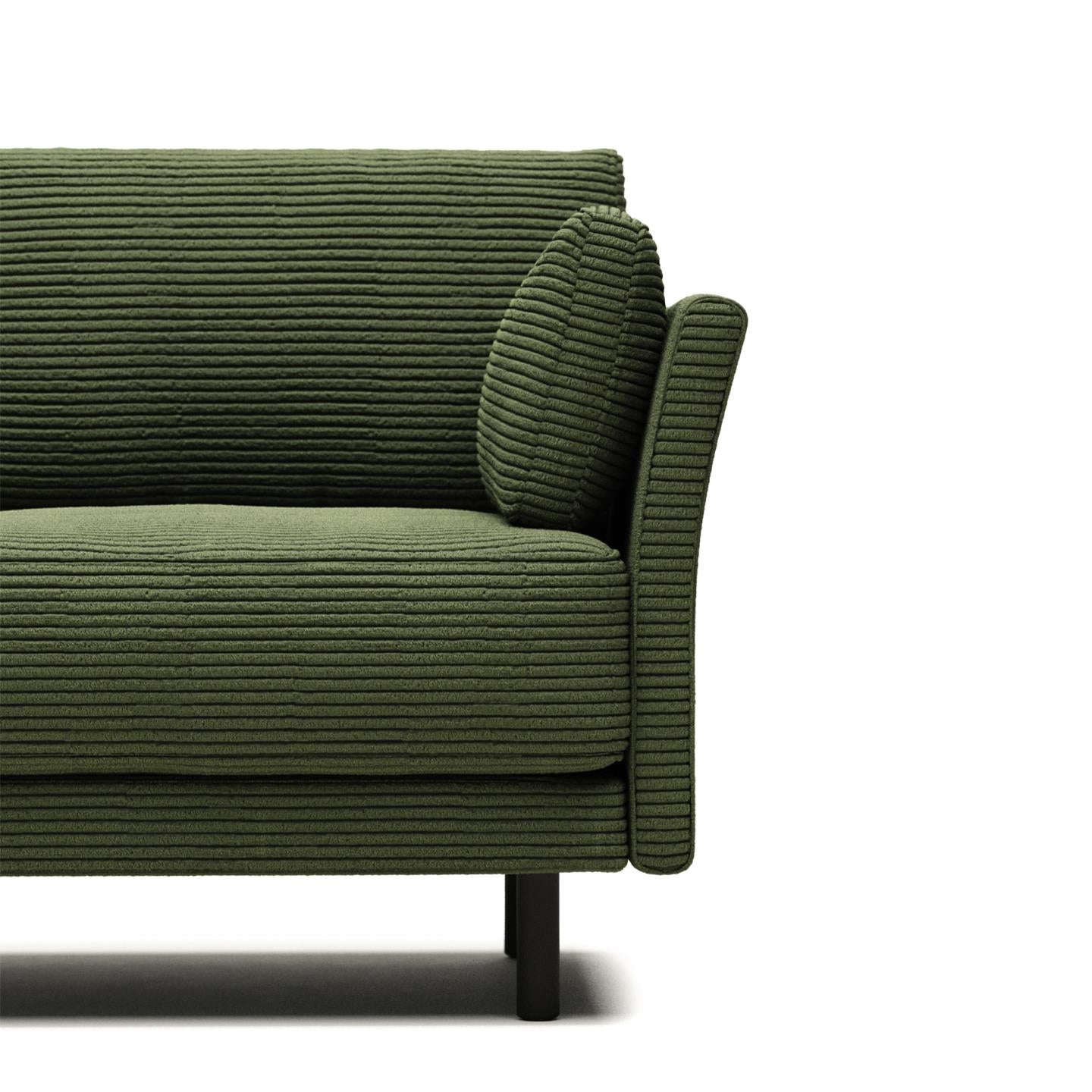 Sofia 2 Seater Sofa - Green Corduroy