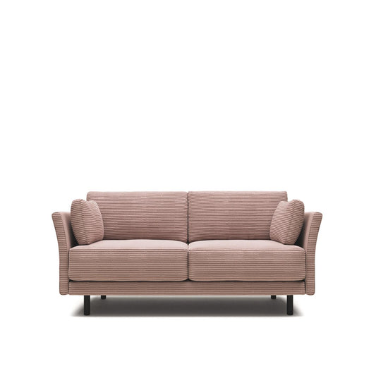 Sofia 2 Seater Sofa - Pink Corduroy