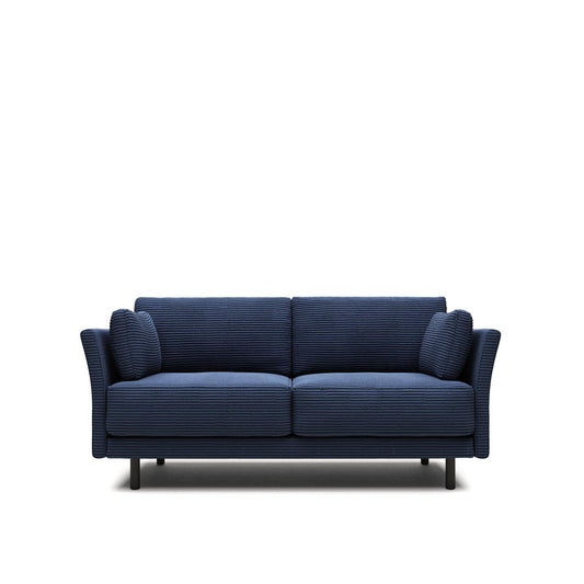 Sofia 2 Seater Sofa - Blue Corduroy