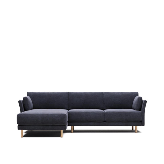 Sofia 3 Seater Sofa with Left/Right Side Chaise - Blue