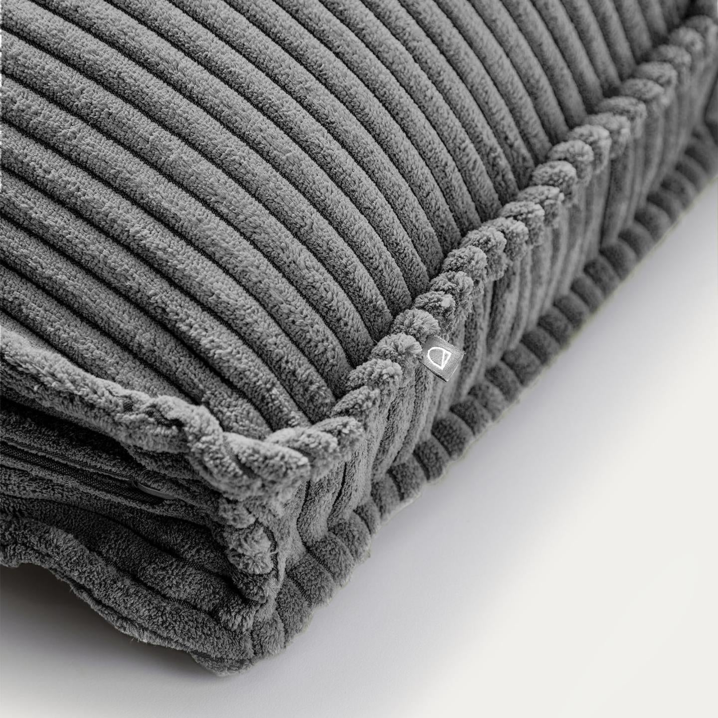 Lund Cushion Large - Grey Corduroy