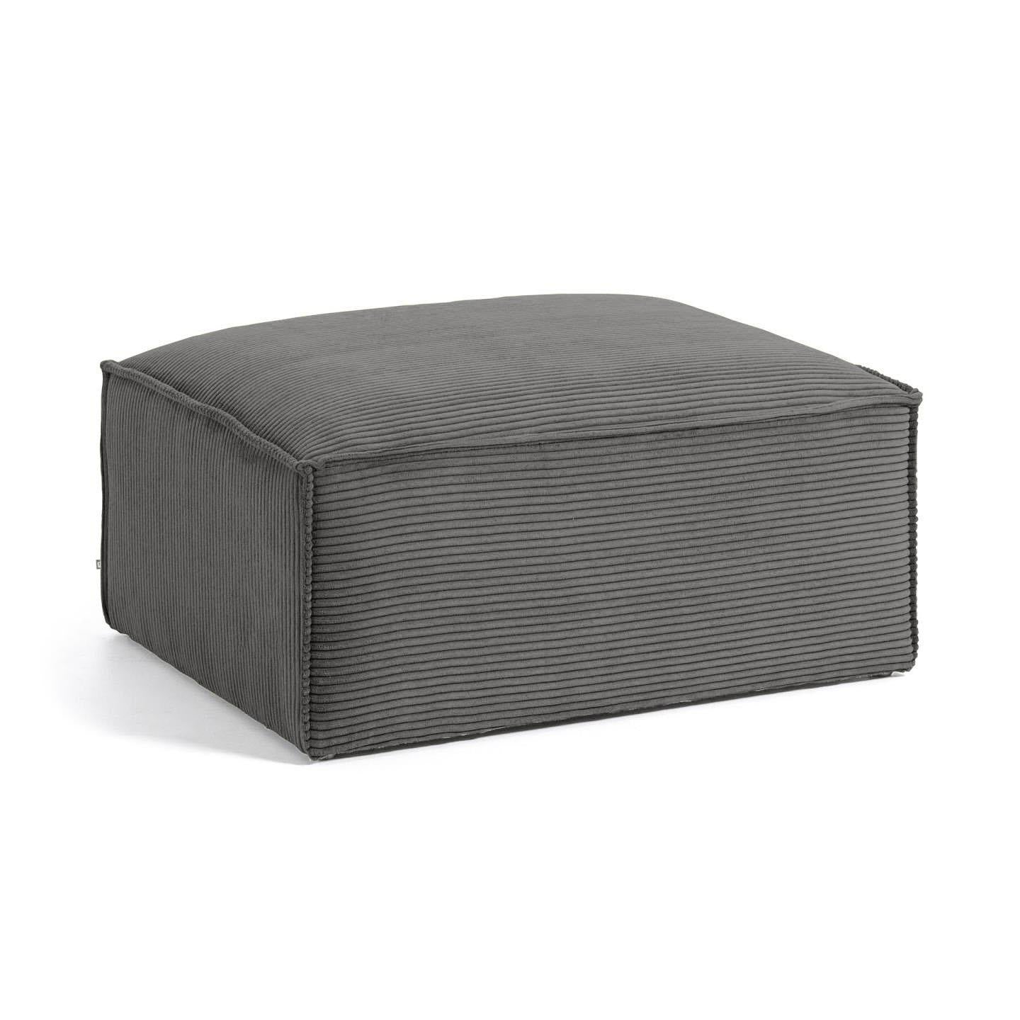 Lund Footrest - Grey Corduroy