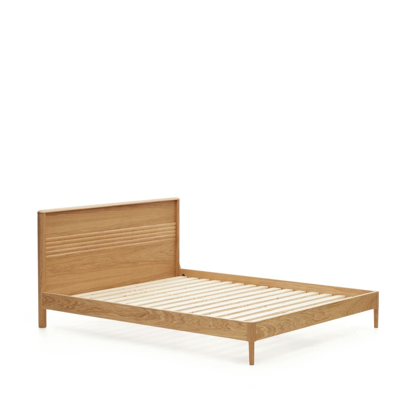 Lenon King Size Bed in Oak