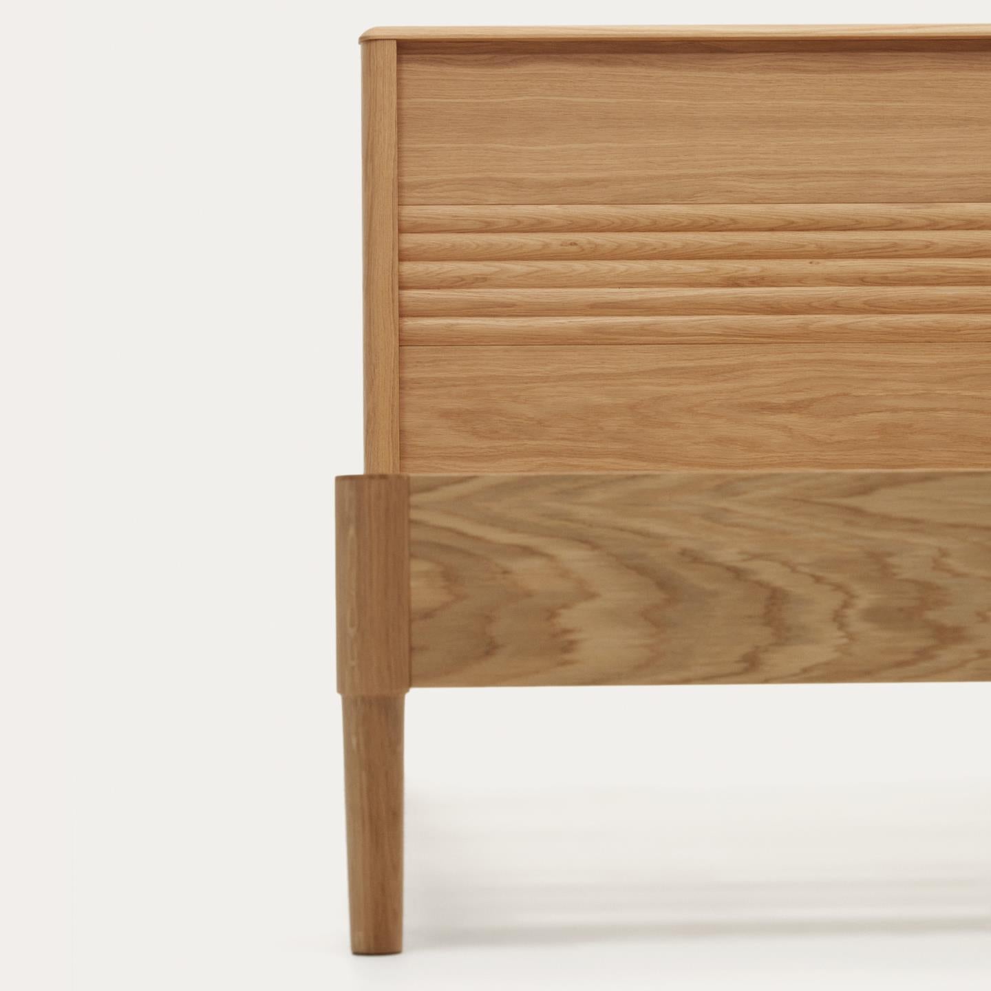 Lenon Single Size Bed in Oak
