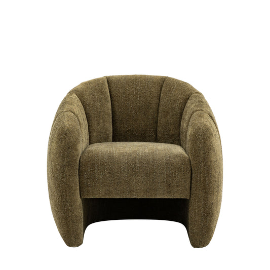 Azura Tub Chair in Moss Green