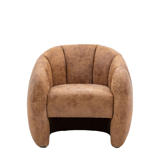 Azura Tub Chair in Antique Tan
