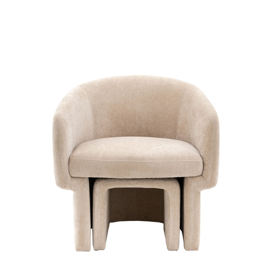 Lowen Armchair in Cream