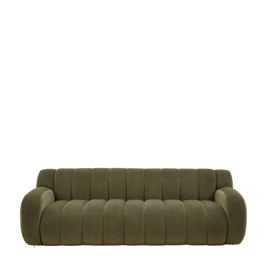 Sasha 3 Seater Sofa in Moss