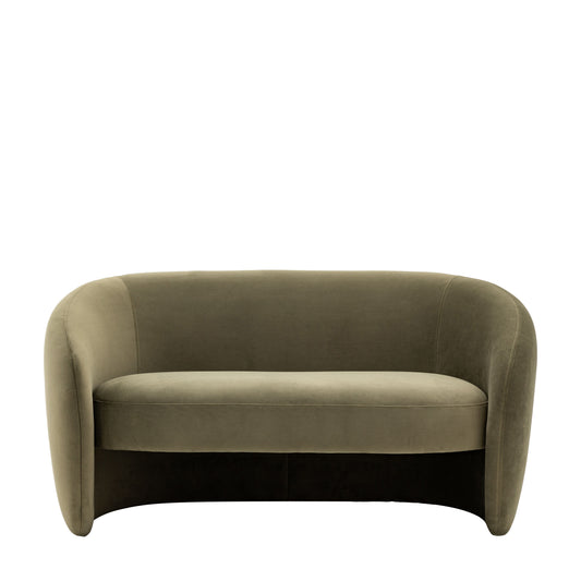 Aoife 2 Seater Sofa in Moss Green