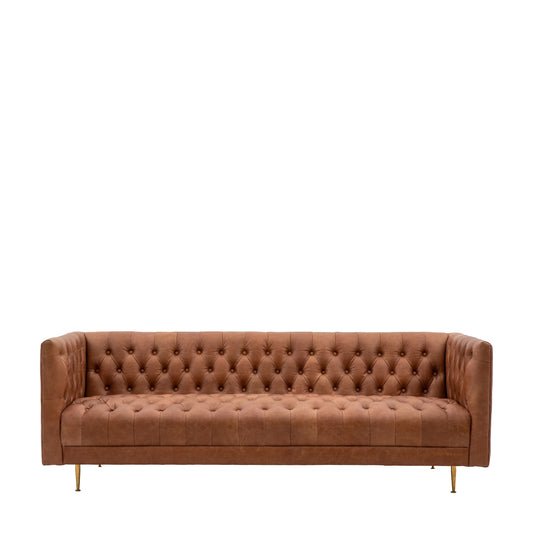 Atticus 3 Seater Sofa in Antique Brown