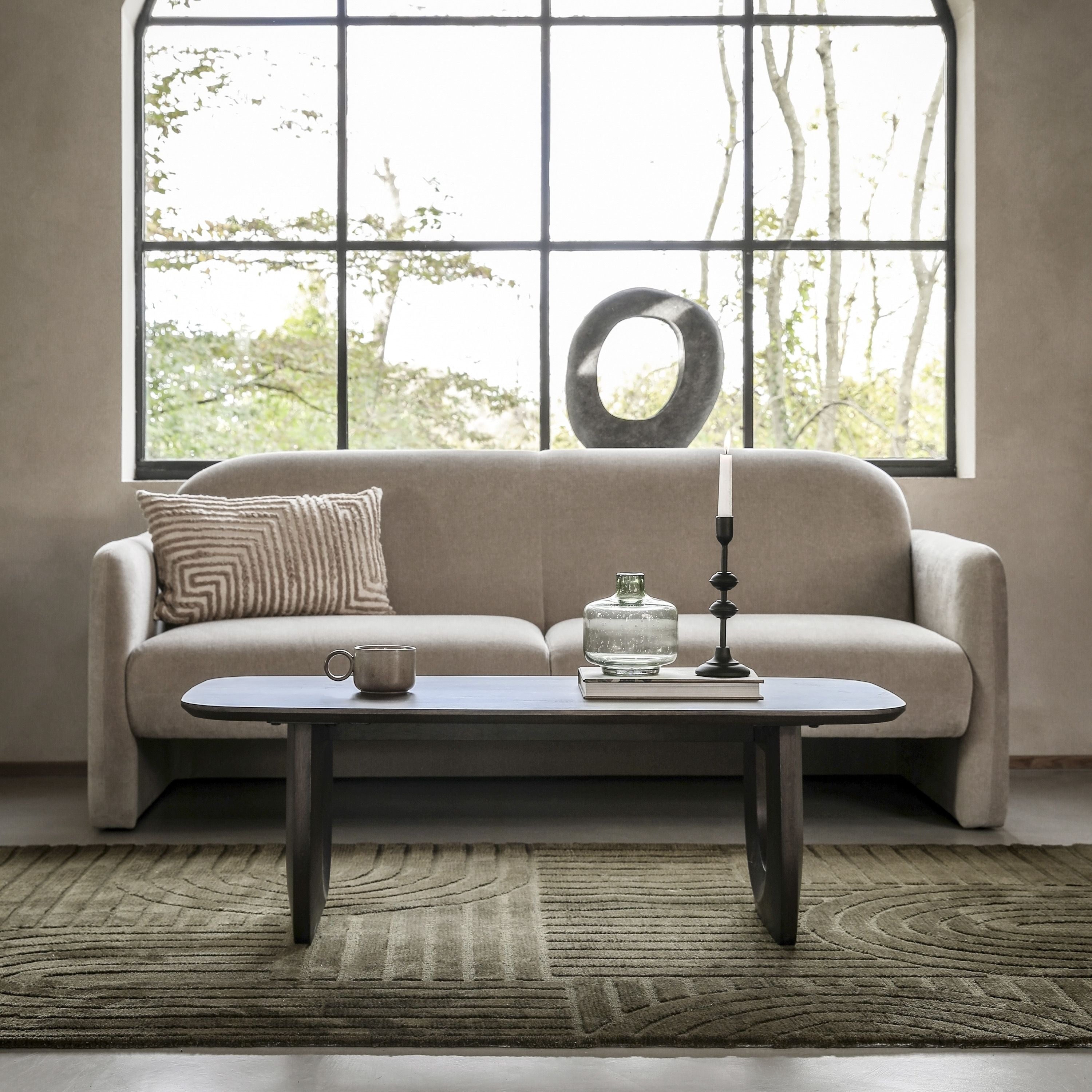 Blythe 3 Seater Sofa in Stone Beige