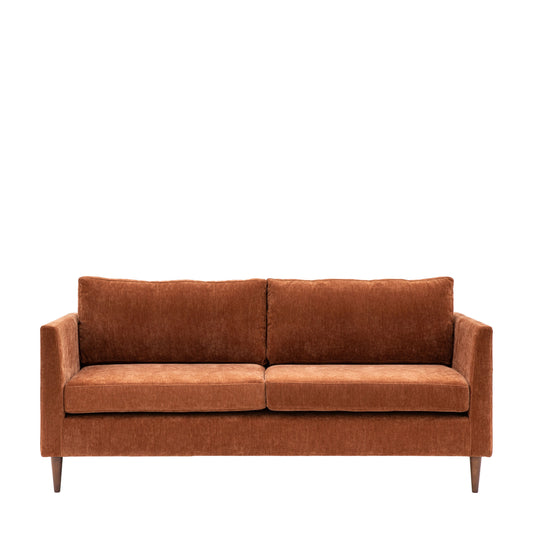 Conrad 3 Seater Sofa in Rust