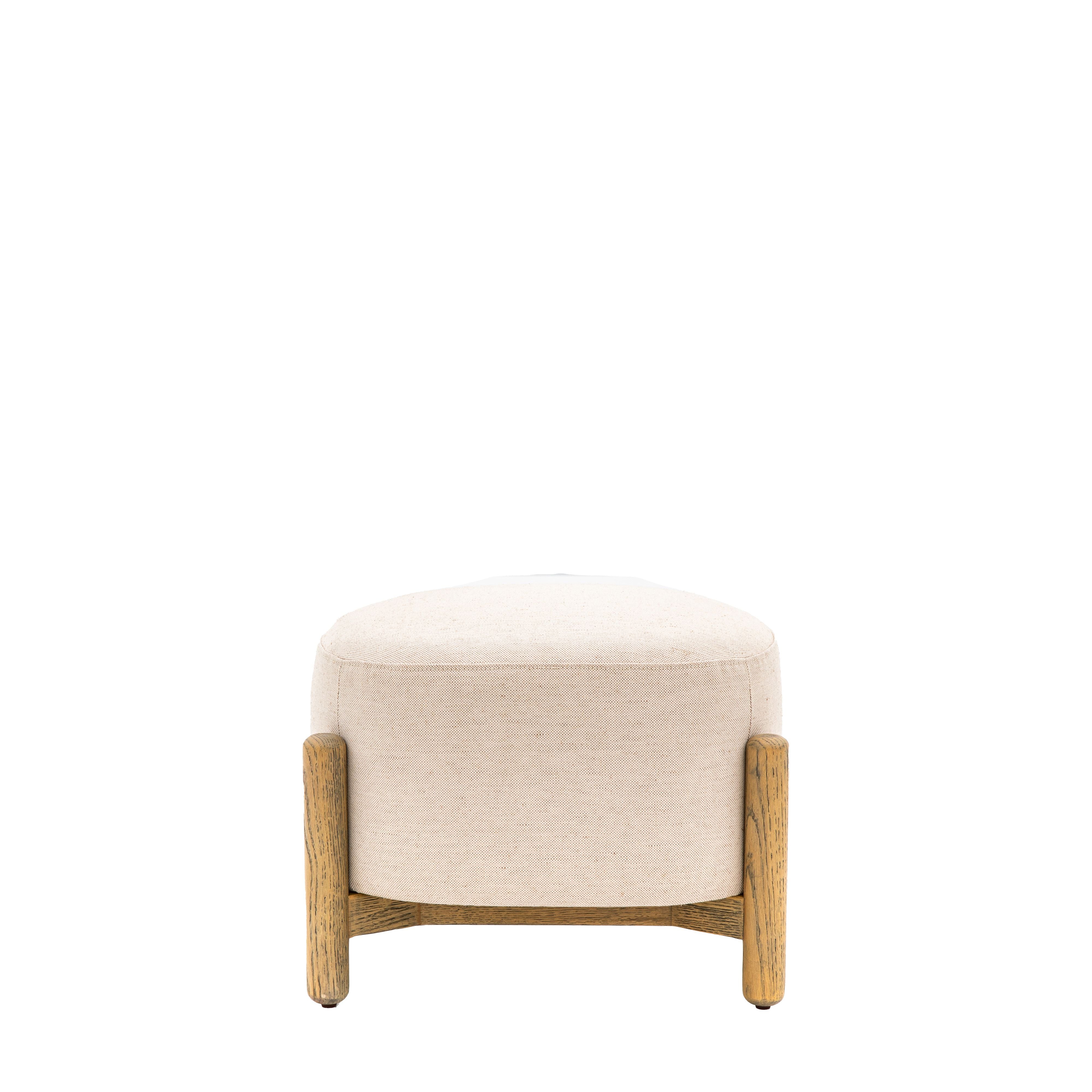 Edwin Footstool in Natural