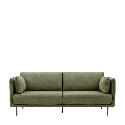 Elijah 3 Seater Sofa in Green