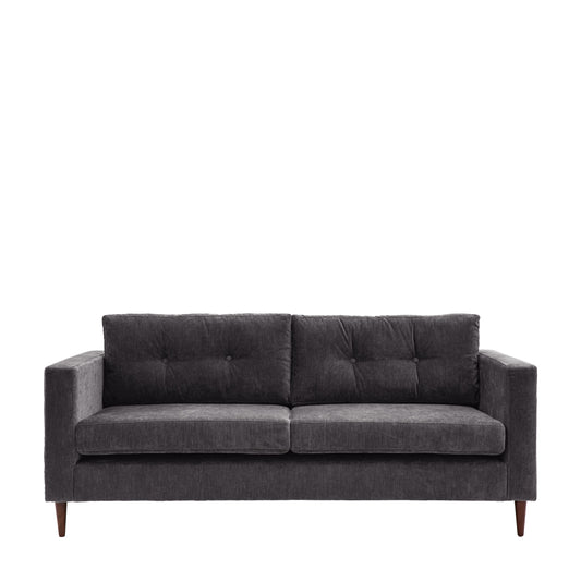 Harlow 3 Seater Sofa in Charcoal