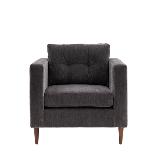 Harlow Armchair in Charcoal