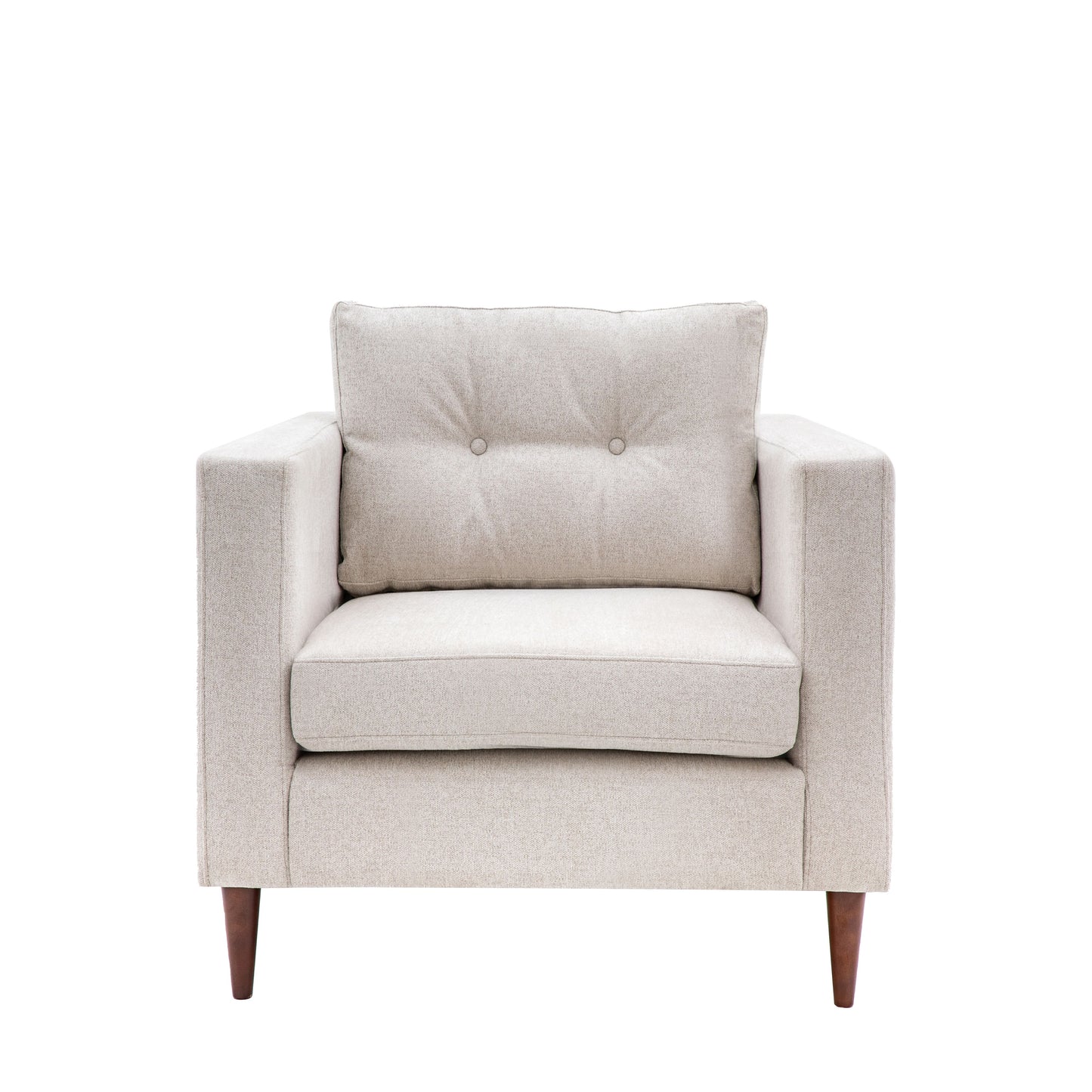 Harlow Armchair in Light Grey