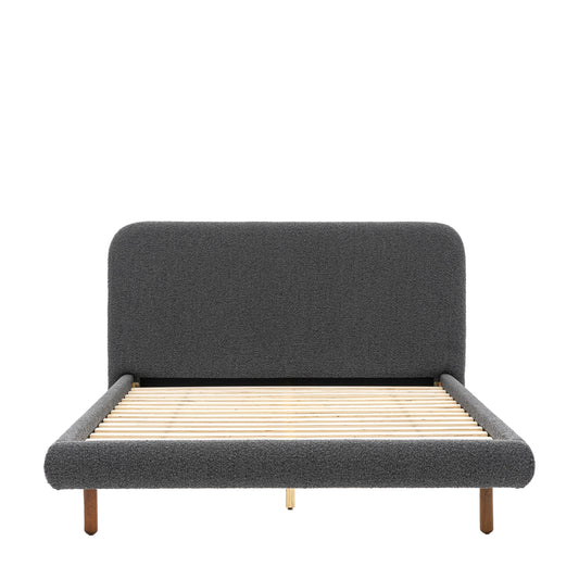 Quinn Bed in Charcoal