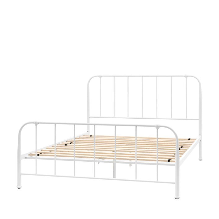 Ellis Double Bed in Ivory