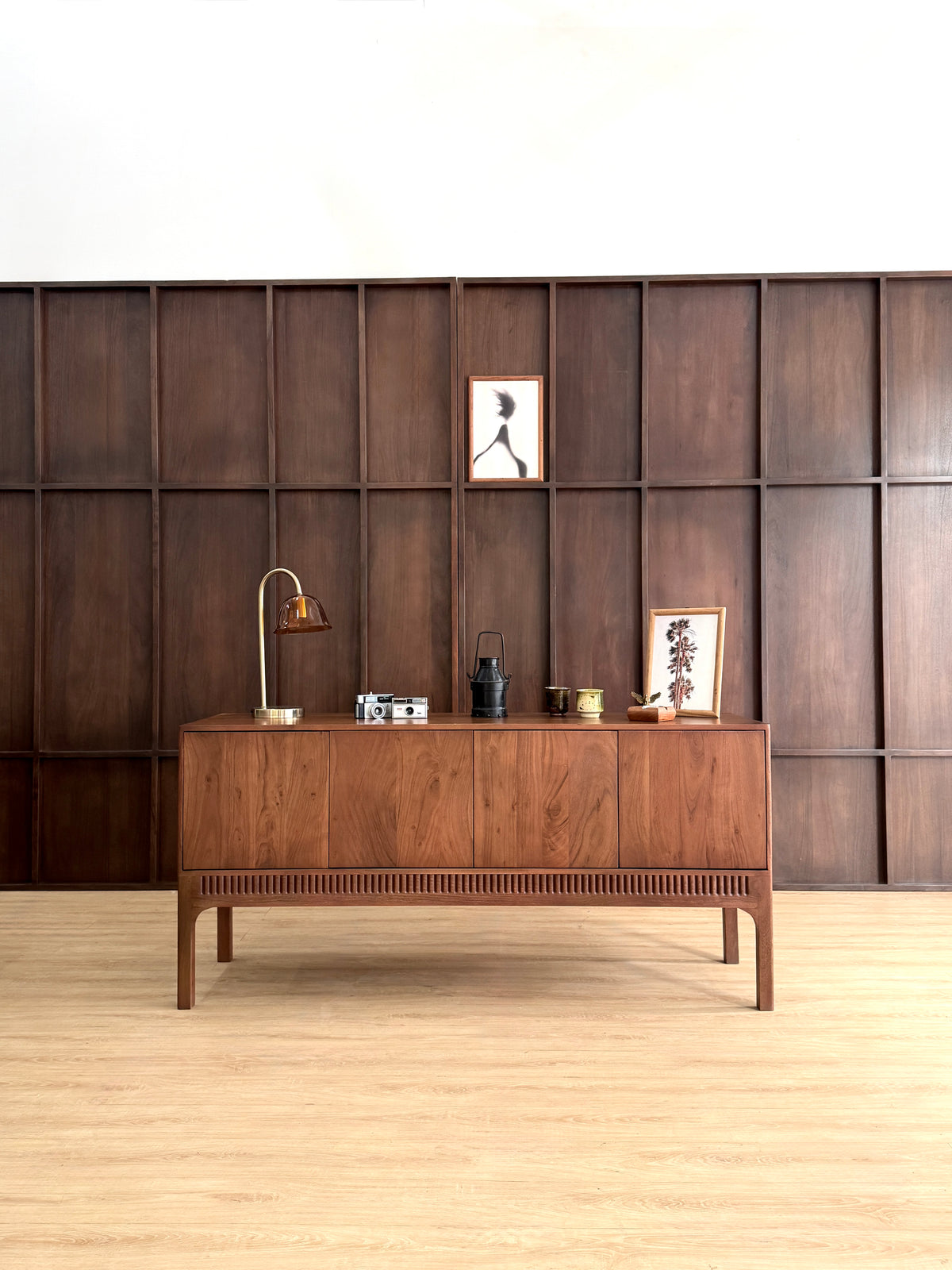 Hudson Solid Acacia Wood Large Sideboard (160cm)