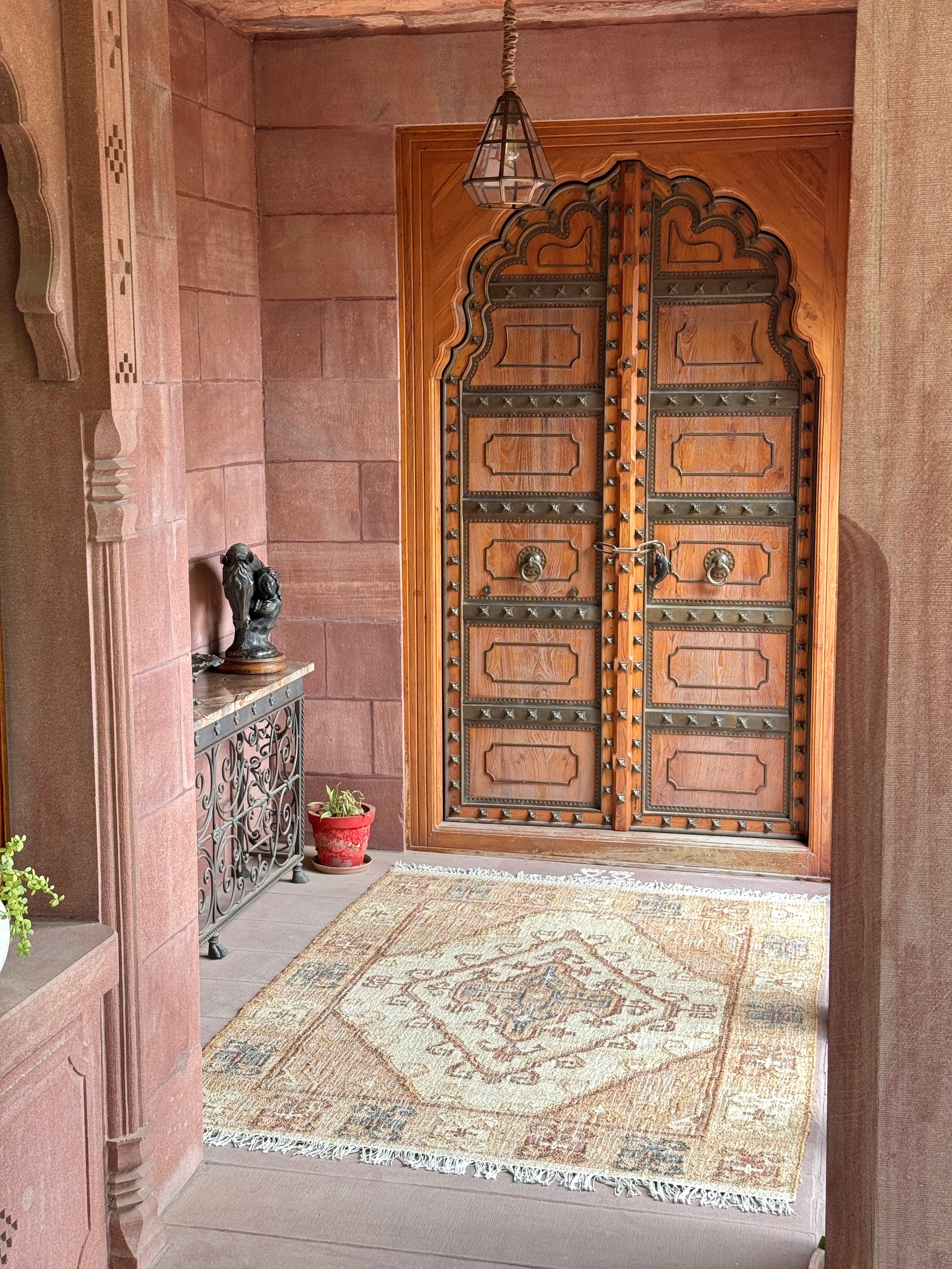 Antepenko Handwoven Flat Weave Punja Kelim Jute Rug in Terra & Brown (2 Sizes)