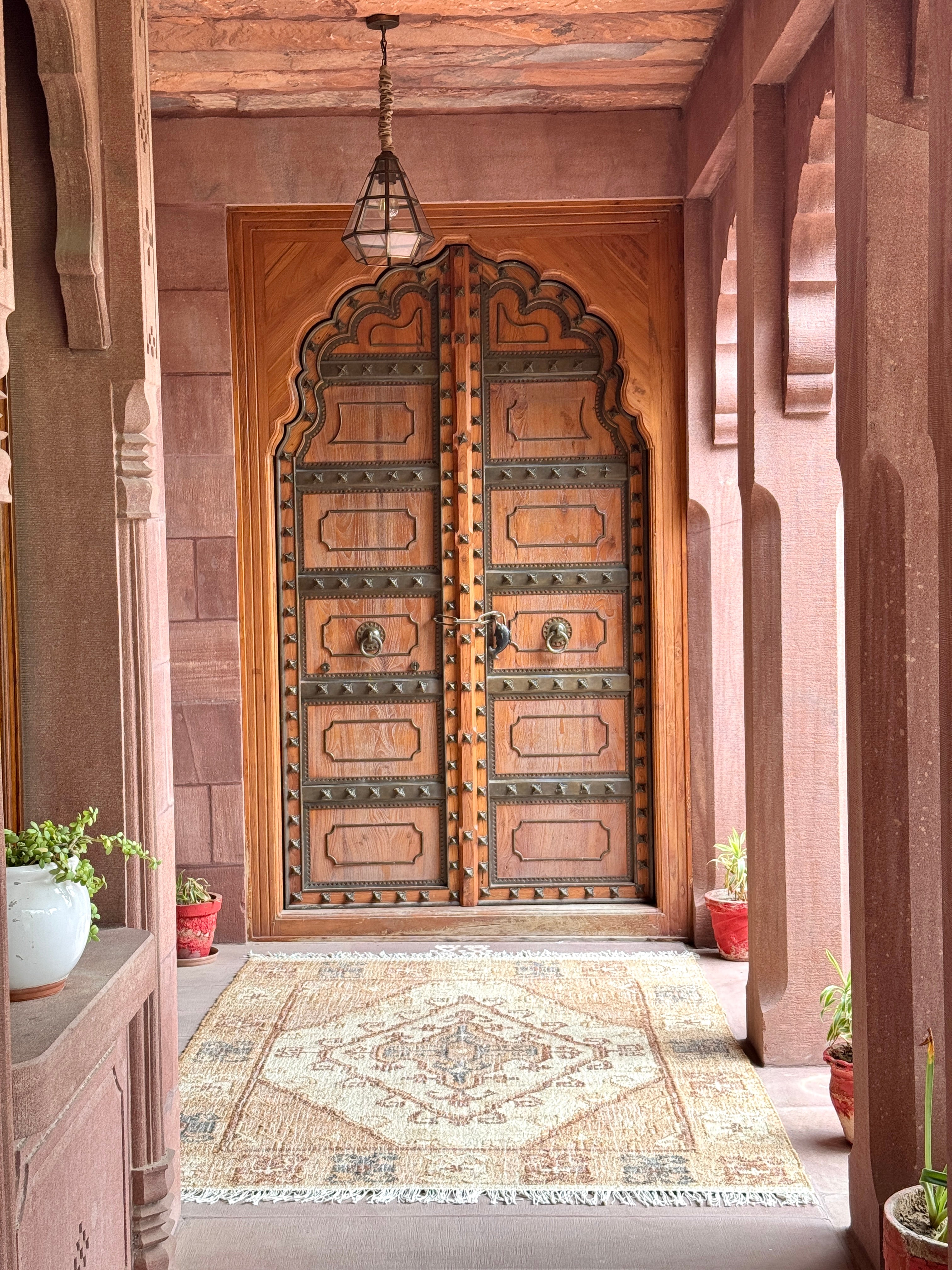 Antepenko Handwoven Flat Weave Punja Kelim Jute Rug in Terra & Brown (2 Sizes)