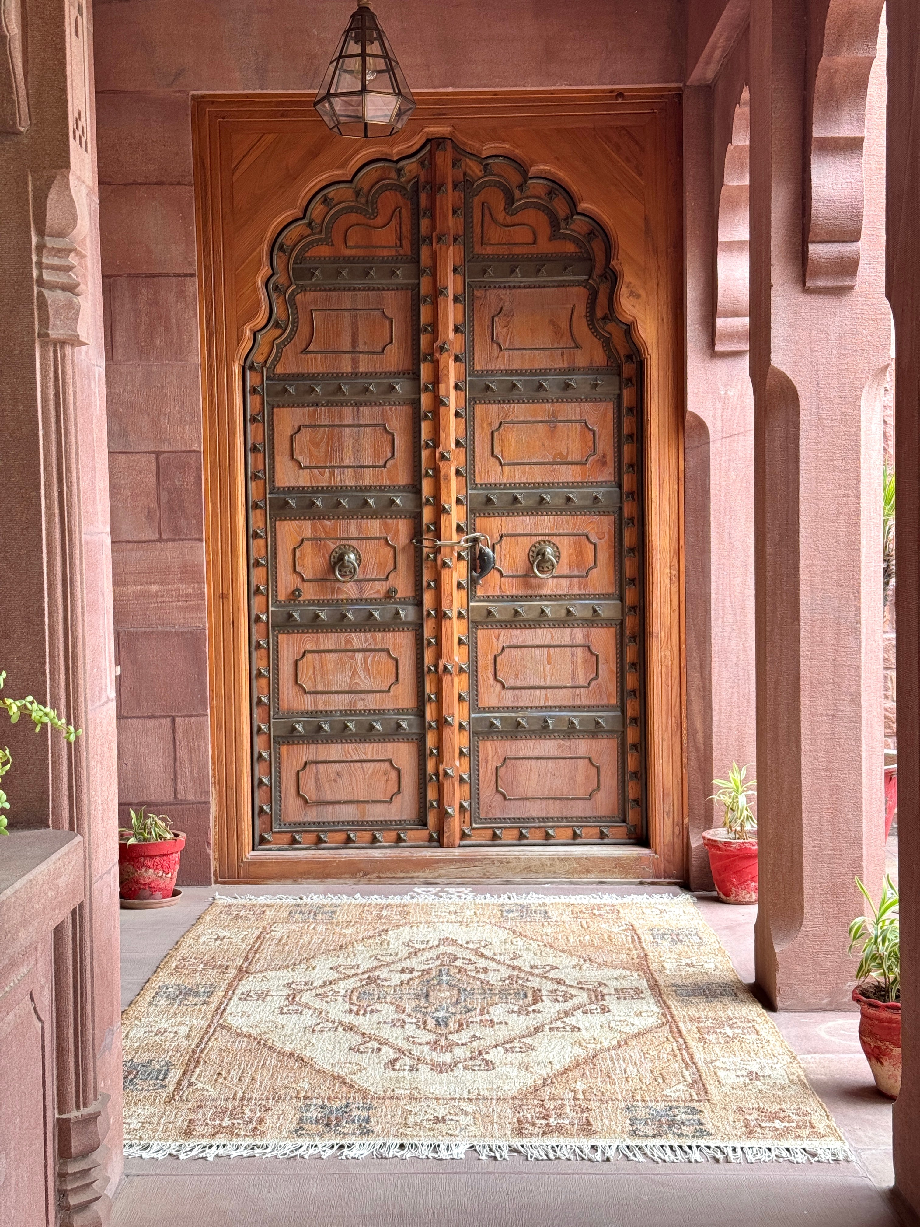 Antepenko Handwoven Flat Weave Punja Kelim Jute Rug in Terra & Brown (2 Sizes)
