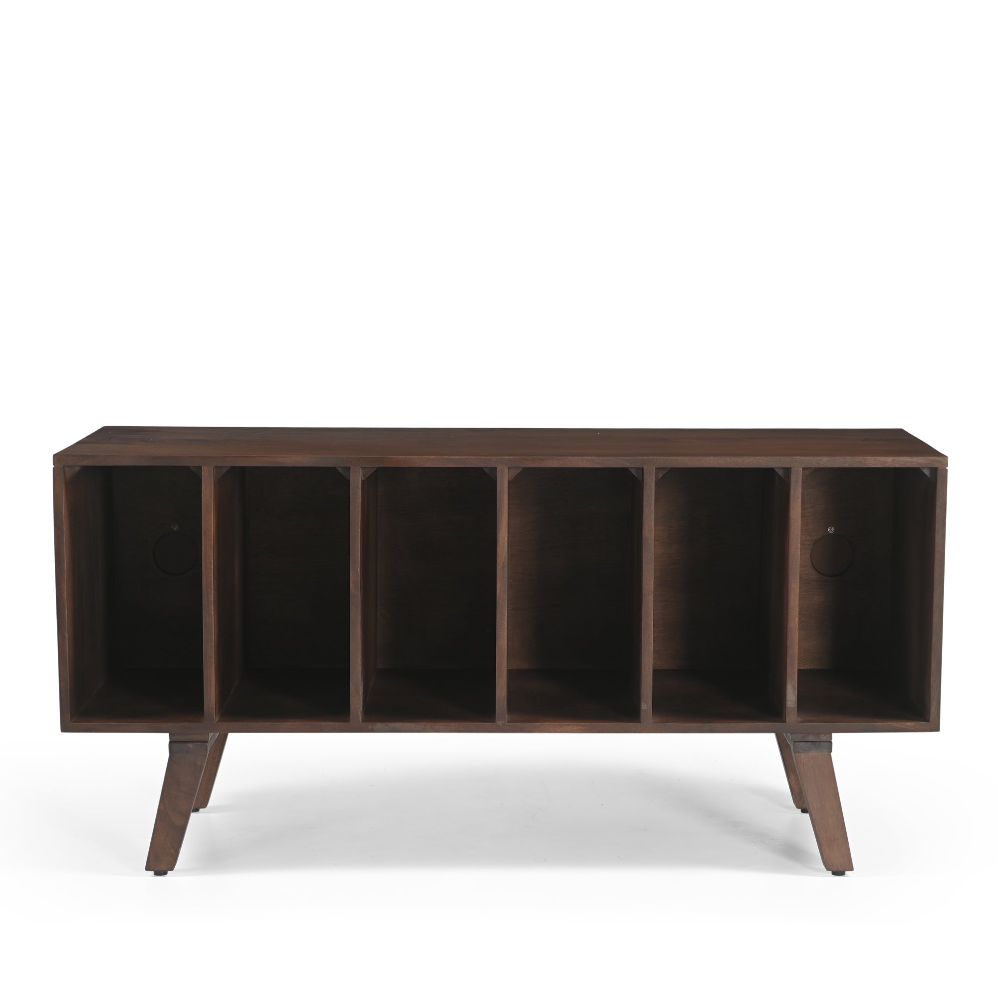 Wax Solid Mango Wood Vinyl Storage Small TV Stand (120cm)