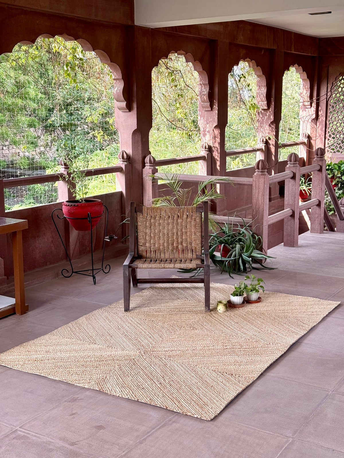 Morrito Handwoven Flat Weave Jute Rug in Natural (2 Sizes)