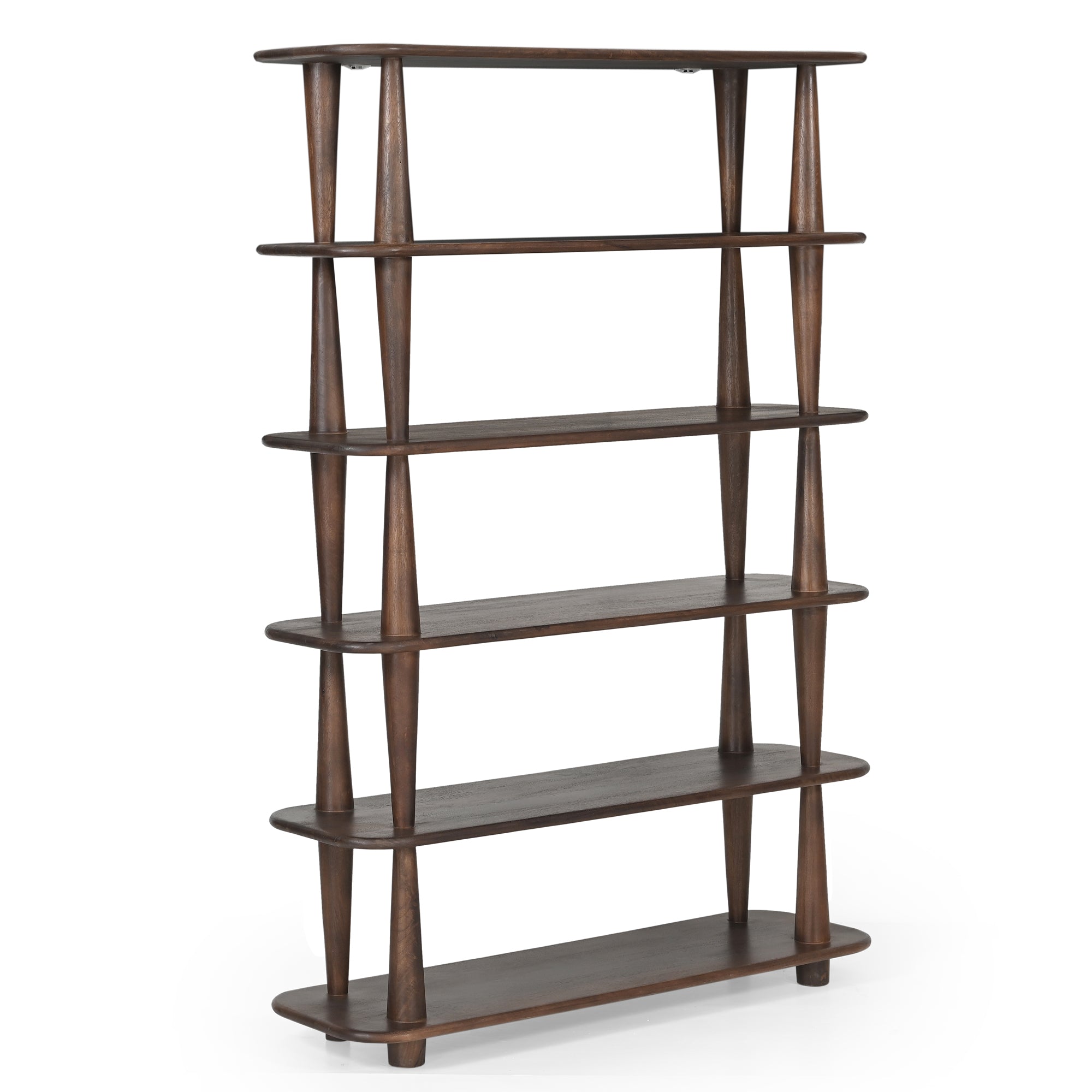 Lyon Solid Mango Wood Shelving Unit Brown