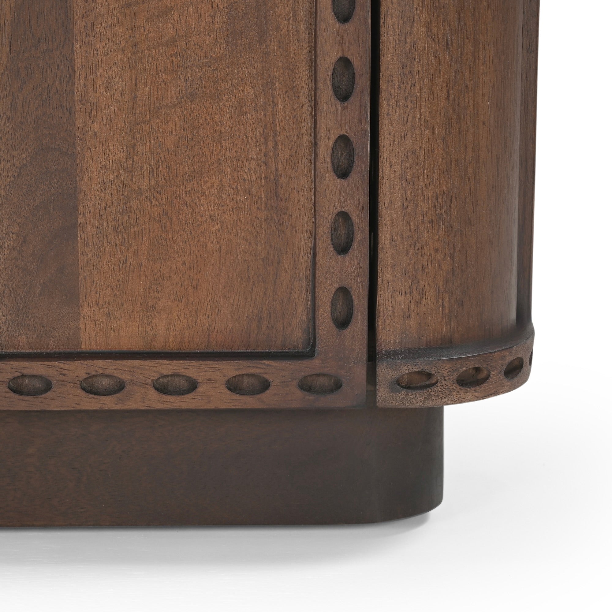 Rivo Solid Mango Wood Small Sideboard Brown