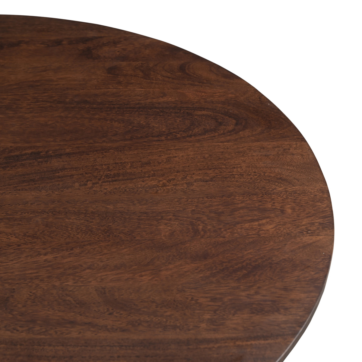 Remi Round Solid Mango Wood Dining Table Walnut (4 Sizes)