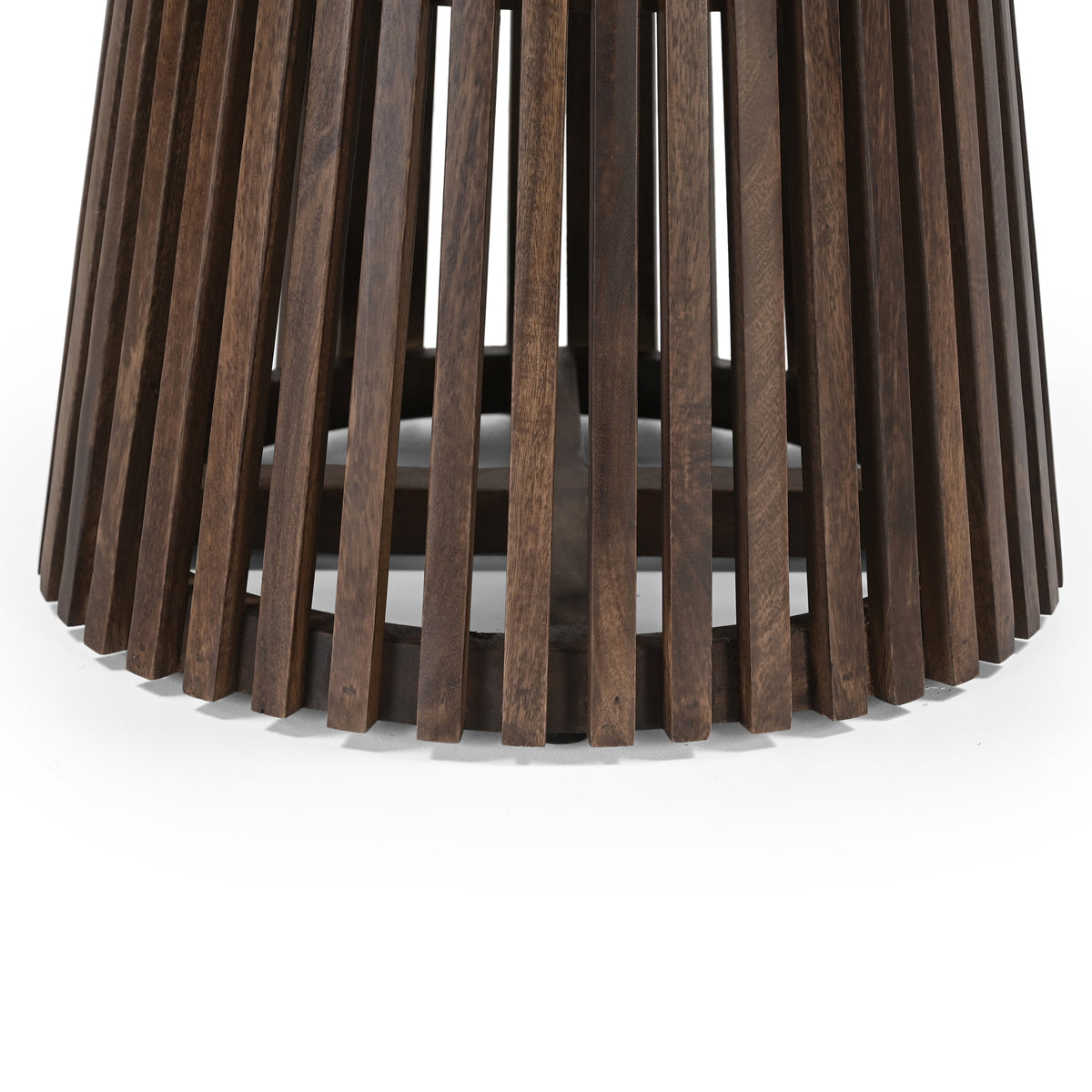 Remi Round Solid Mango Wood Dining Table Walnut (4 Sizes)