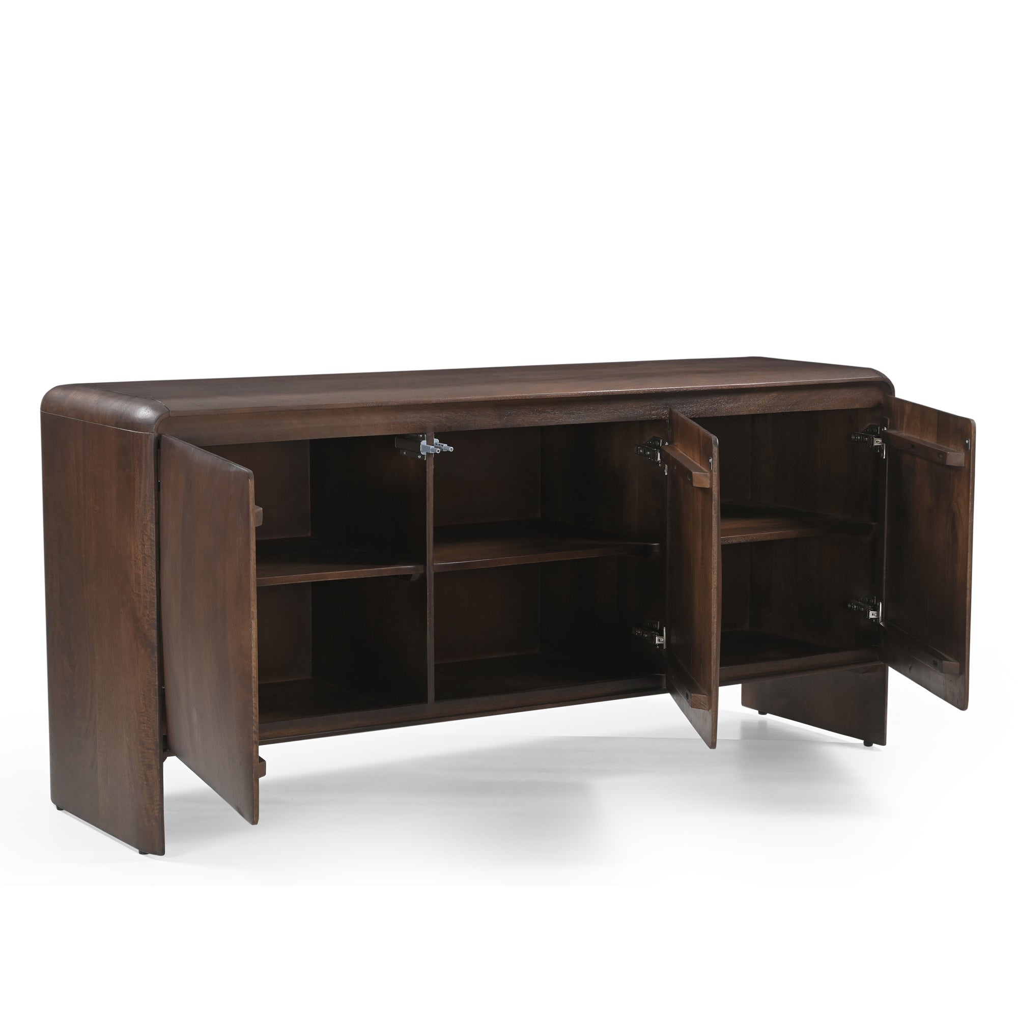 Verona Solid Mango Wood Large Sideboard Brown (163cm)