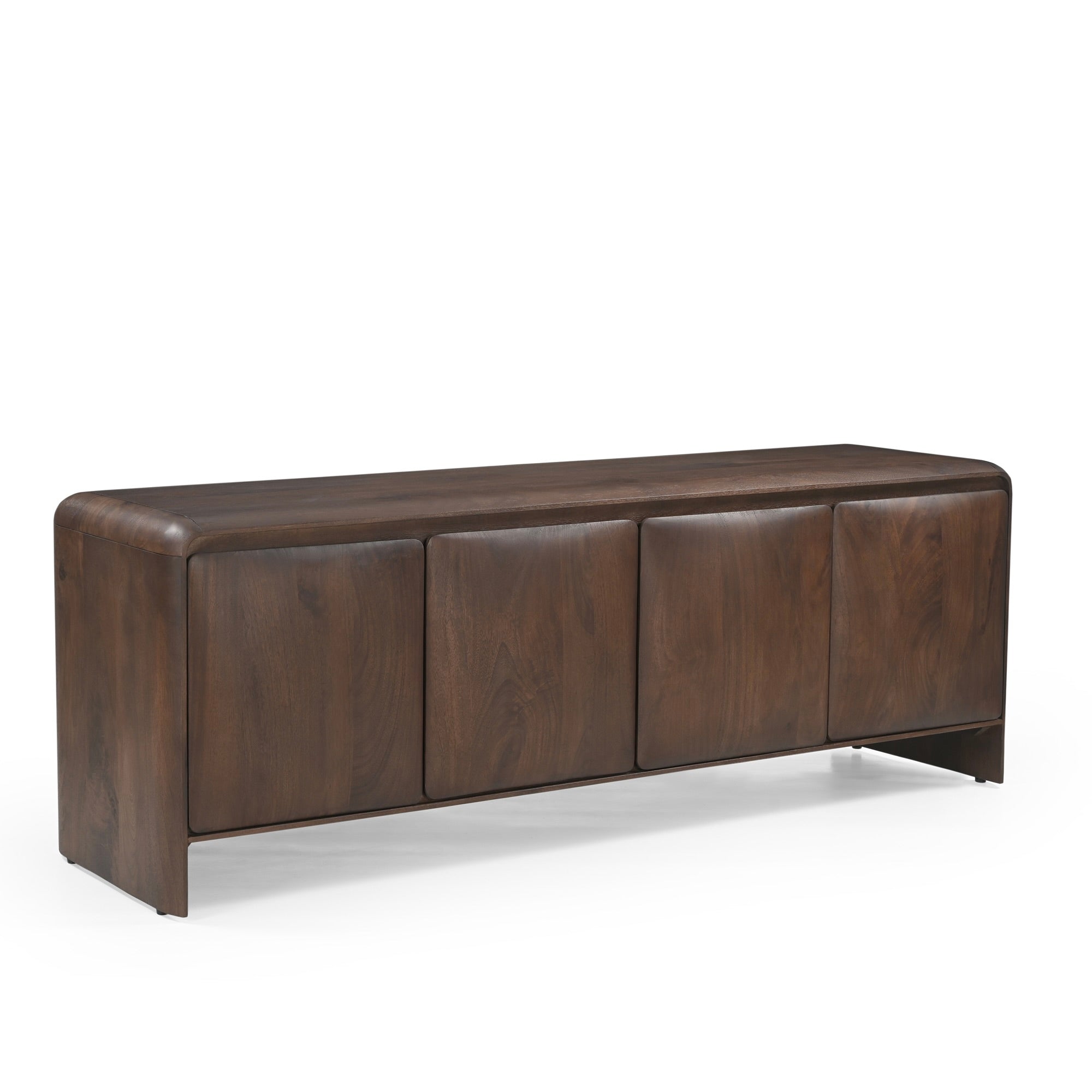 Verona Solid Mango Wood Medium TV Stand in Brown (167cm)