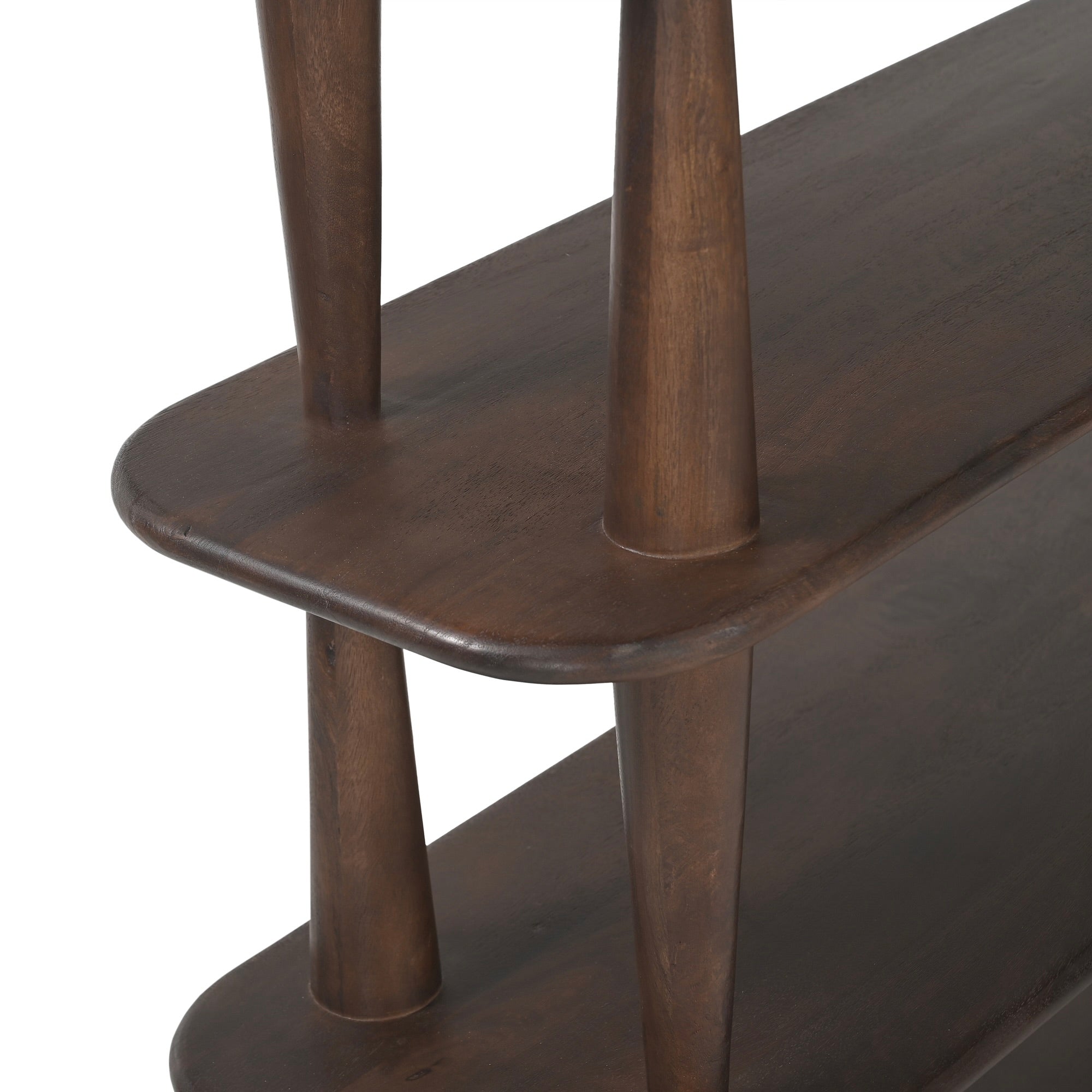 Lyon Solid Mango Wood Shelving Unit Brown