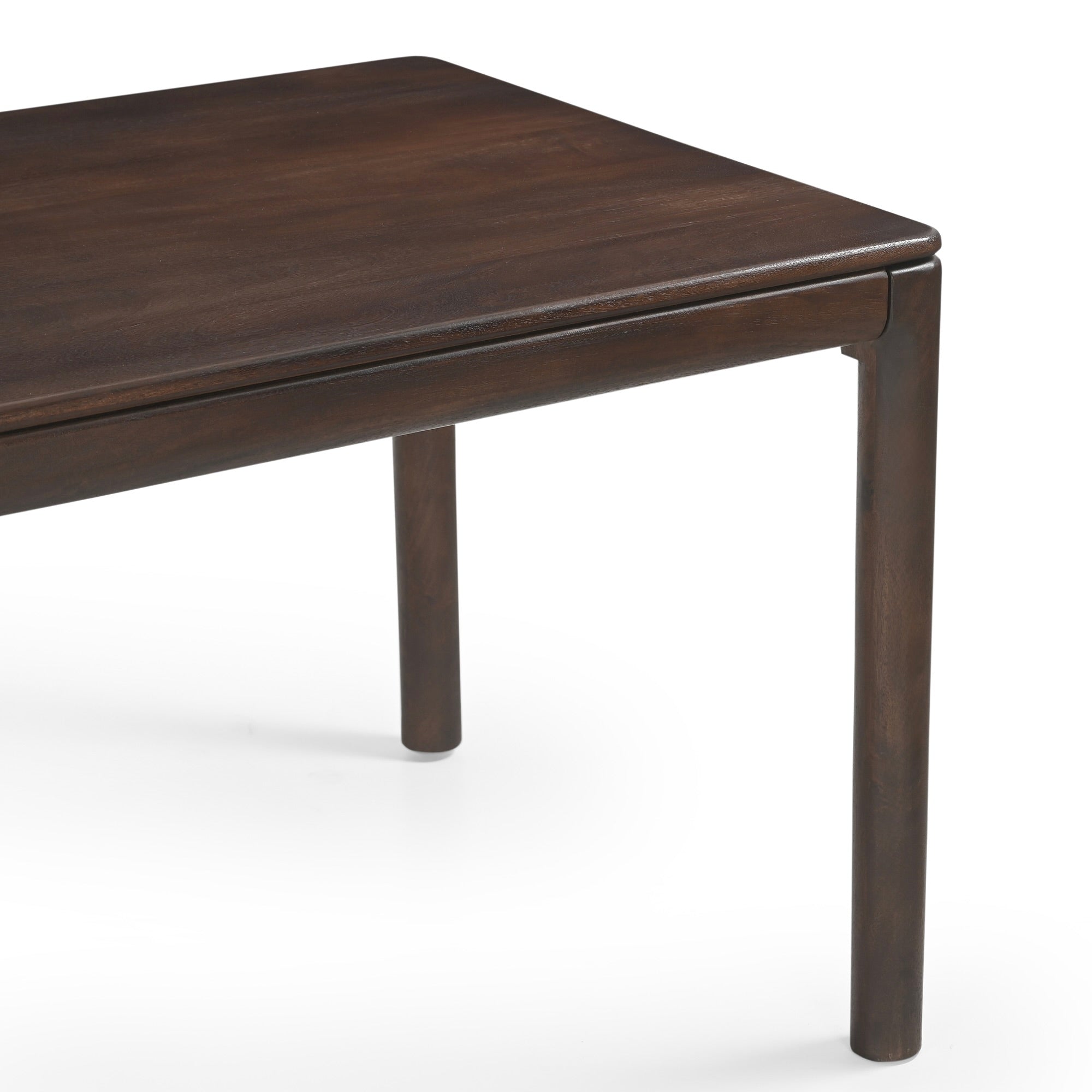 Miro Solid Mango Wood Dining Table Brown (2 Sizes)