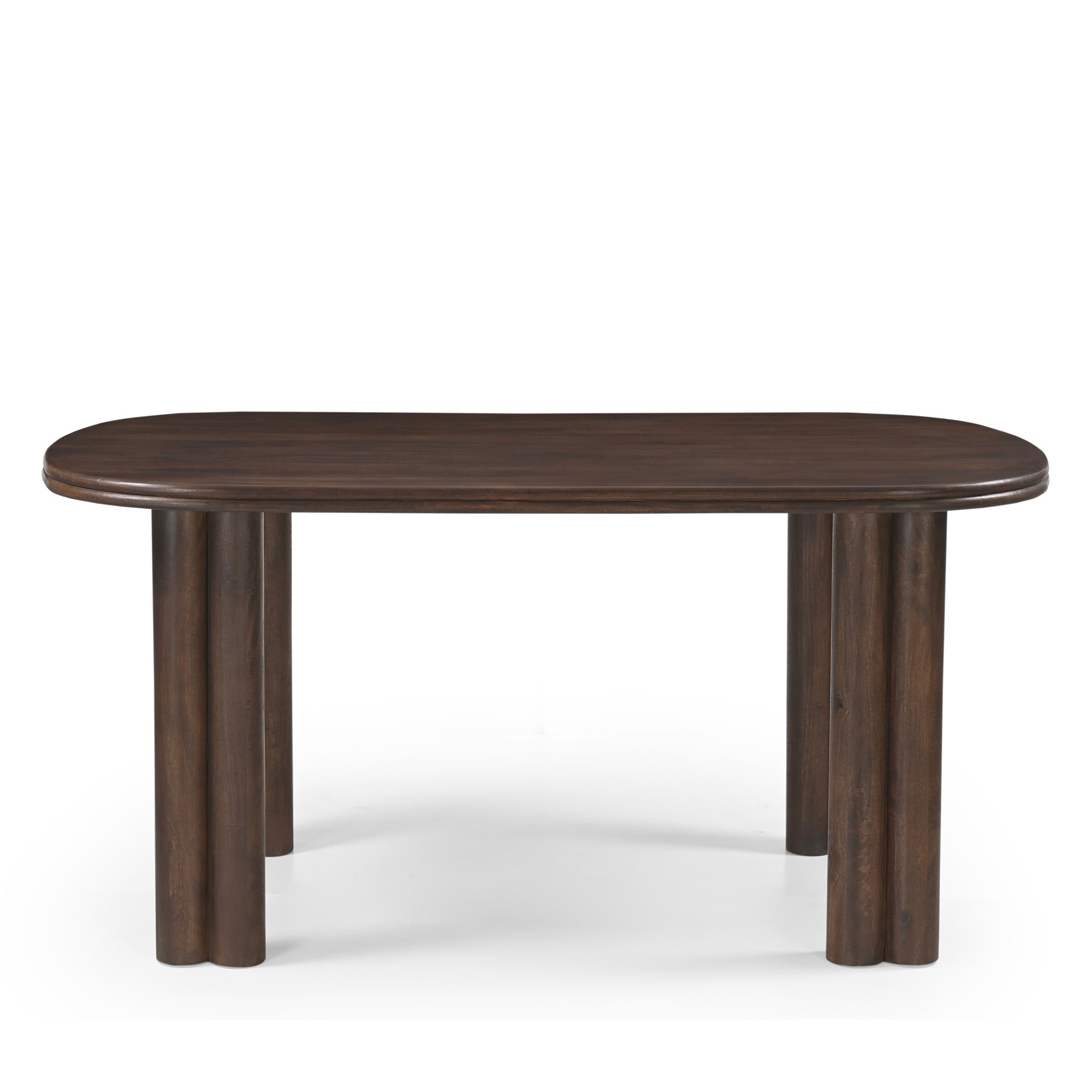 Tivra Solid Mango Wood Dining Table Brown (2 Sizes)