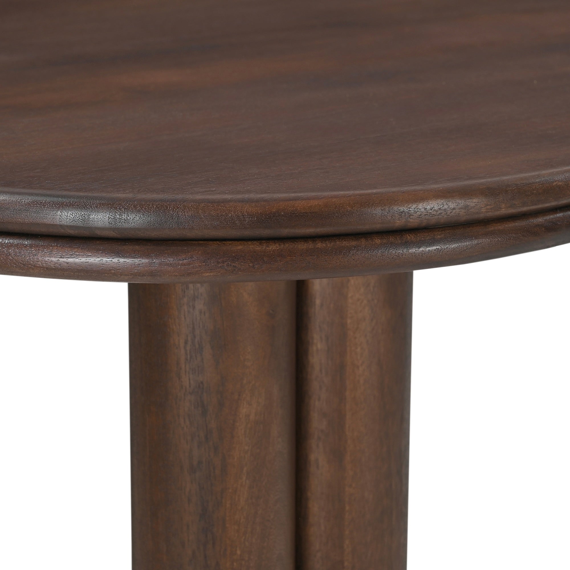 Tivra Solid Mango Wood Dining Table Brown (2 Sizes)