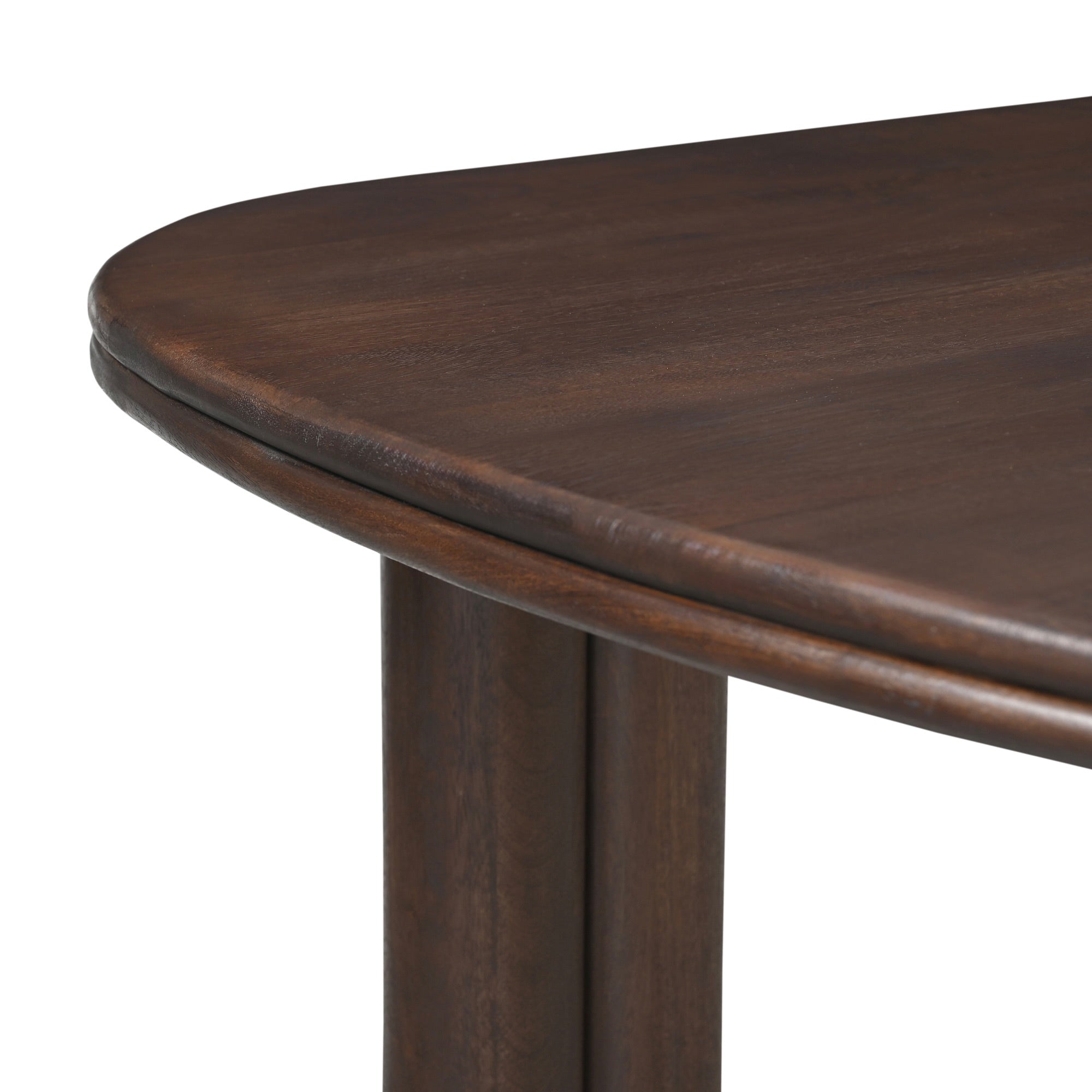 Tivra Solid Mango Wood Dining Table Brown (2 Sizes)