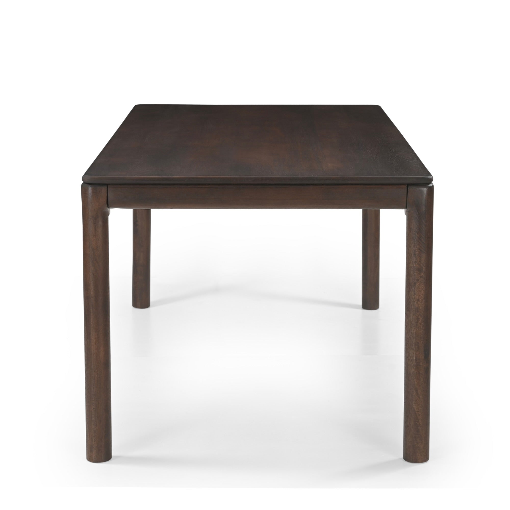 Miro Solid Mango Wood Dining Table Brown (2 Sizes)