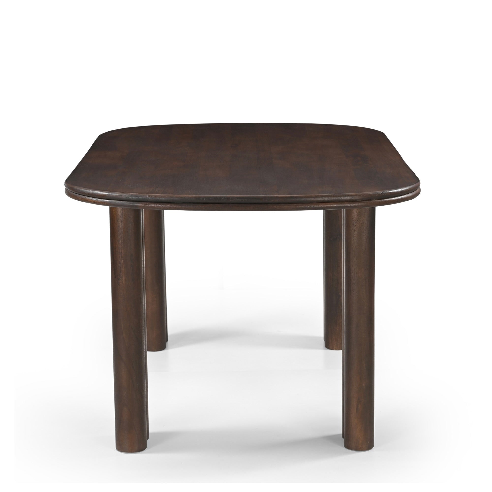 Tivra Solid Mango Wood Dining Table Brown (2 Sizes)